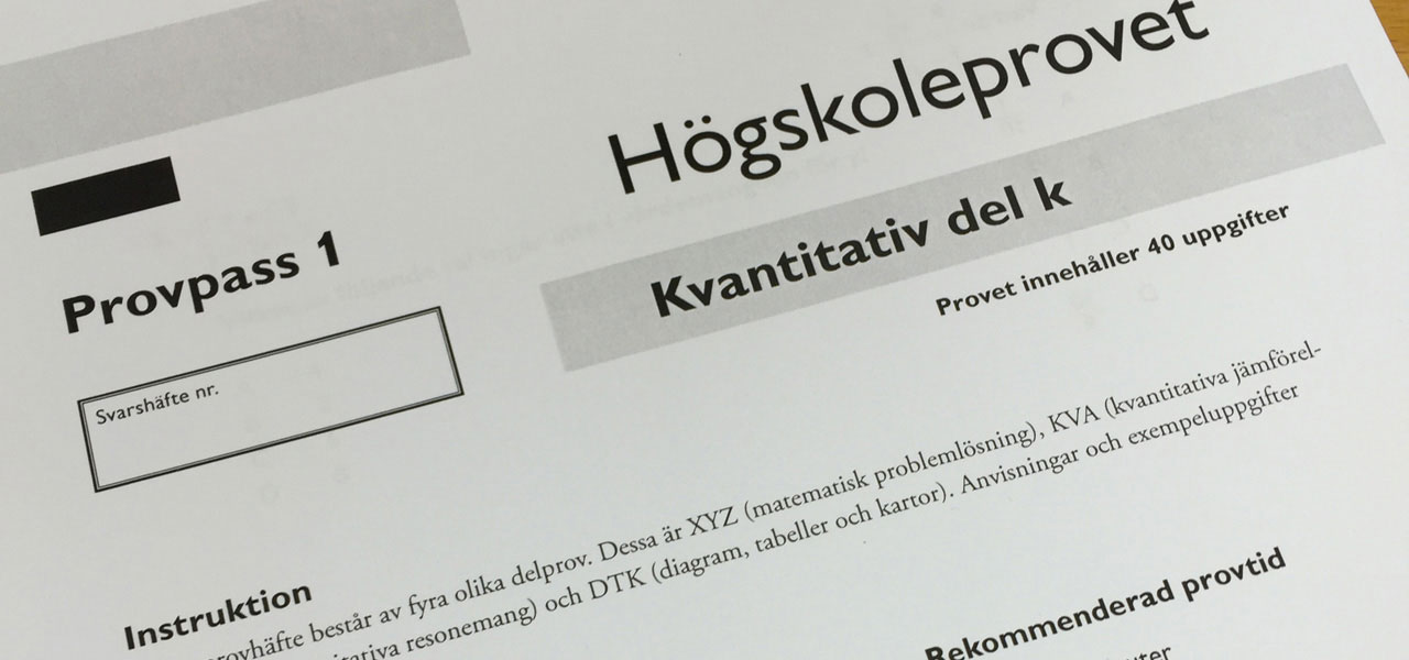 BTH Högskoleprovet