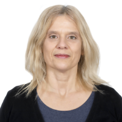 Foto av Lena Petersson, bibliotekarie
