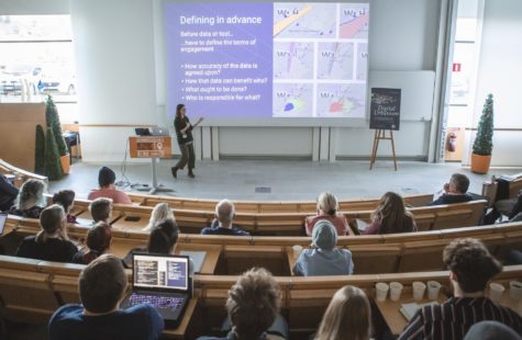 Foto på föreläsningssal på Campus Karlshamn