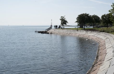 Foto från kusten, utanför Campus Karlshamn