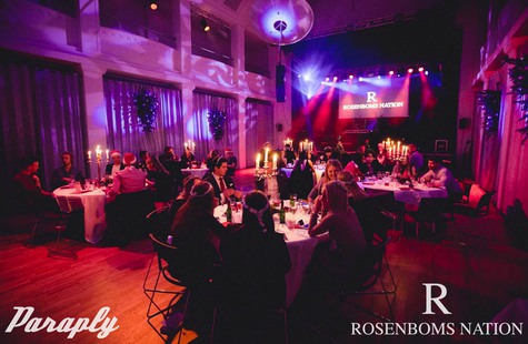 Foto från en sittning vid Rosenboms nation
