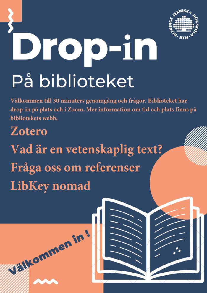 Drop-in fär alla tillfällen